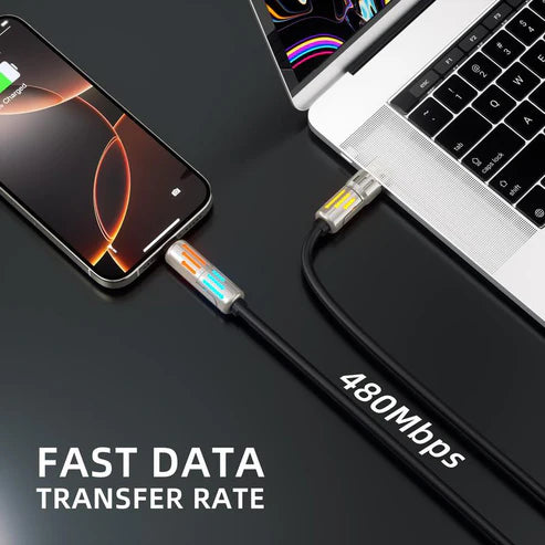 Multi USB Charging Cable with Colorful Indicator