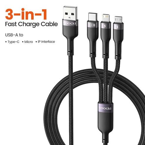 3-in-1 USB Fast Charging Cable