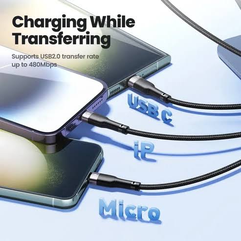 3-in-1 USB Fast Charging Cable
